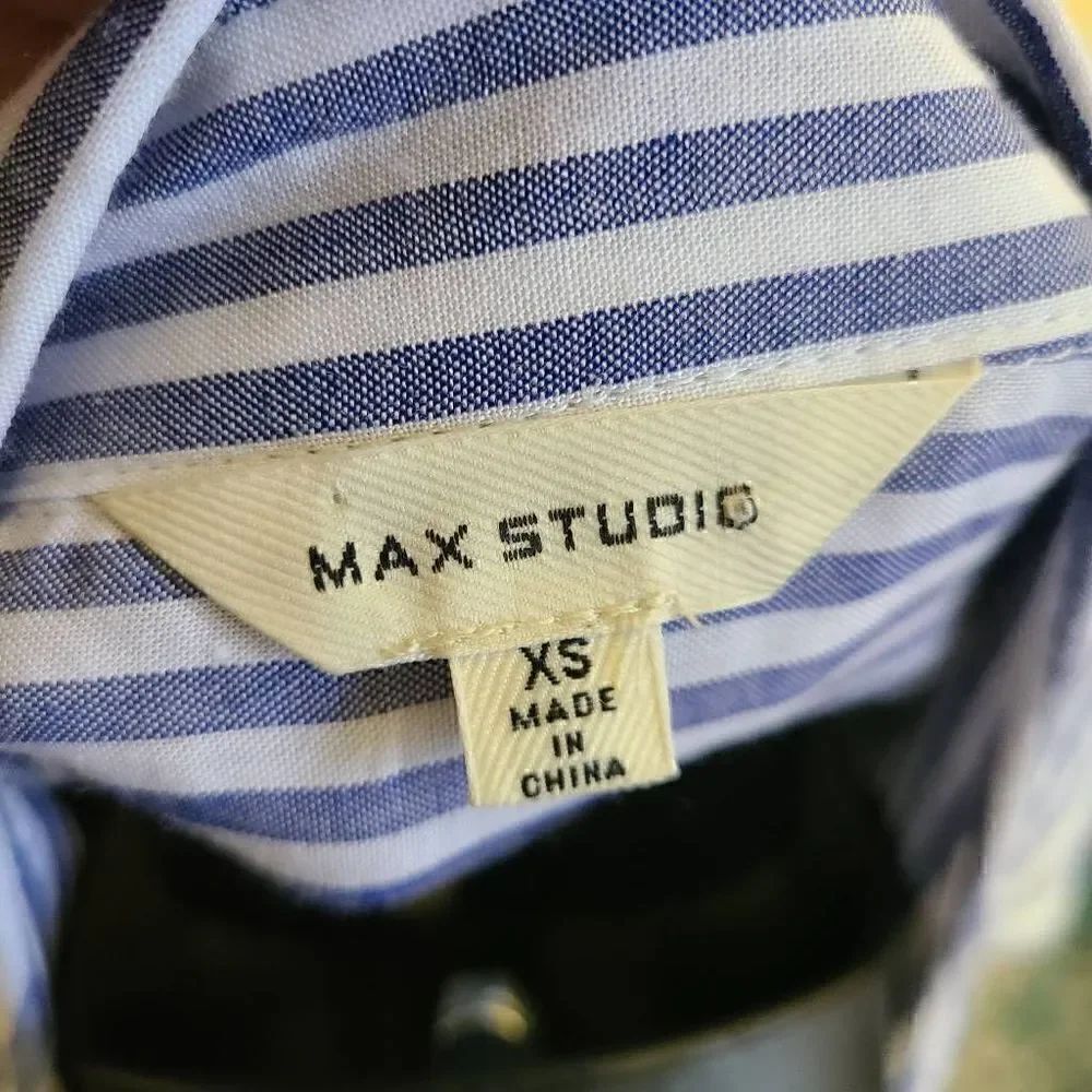 Max Studio Striped Sleeveless Top - Picture 8 of 8